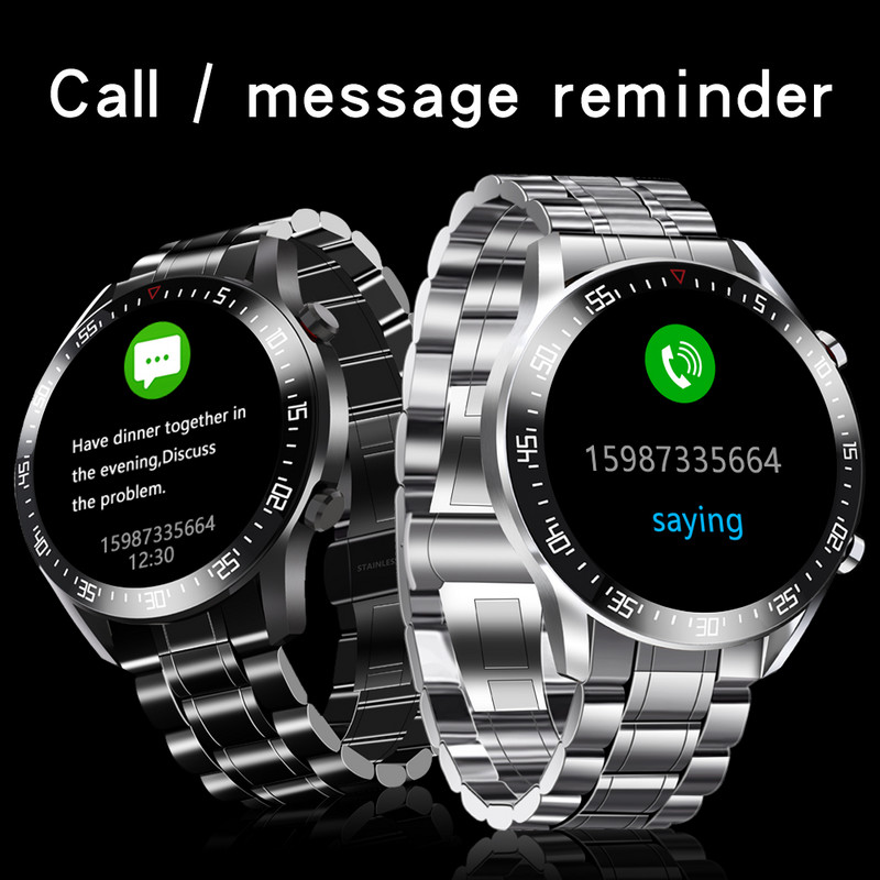 XUESEVEN C2 Inovatívny dizajn Oceľové pánske inteligentné hodinky Integrovaný kovový dizajn spodného puzdra Vodotesné fitness inteligentné hodinky IP68