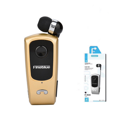 Fineblue F920 bezvadu austiņas Bluetooth austiņas Lotus ausīs ar vadu skavu Austiņas brīvroku austiņas Ievelkamās austiņas