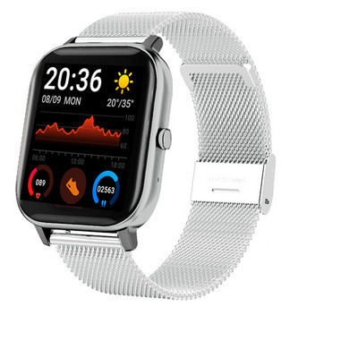 Montre Connectée avec Boîte pour Hommes et Femmes, Horloge PK GTS 2 avec Bracelet Entièrement Tactile, Moniteur d'Activité Physi