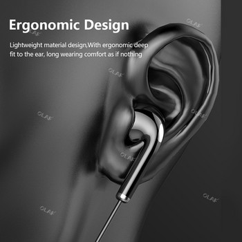 Olaf TWS Magnetic Wireless Headphones Neckband Bluetooth 5.2 Ακουστικά ακουστικών Sports Running Αδιάβροχο Earbud Wireless with MiC