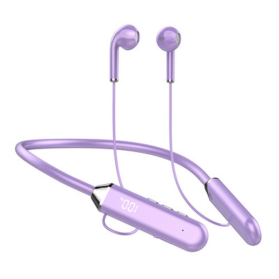 Olaf TWS Magnetic Wireless Headphones Neckband Bluetooth 5.2 Ακουστικά ακουστικών Sports Running Αδιάβροχο Earbud Wireless with MiC