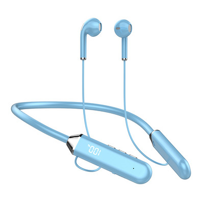 Olaf TWS Magnetic Wireless Headphones Neckband Bluetooth 5.2 Ακουστικά ακουστικών Sports Running Αδιάβροχο Earbud Wireless with MiC