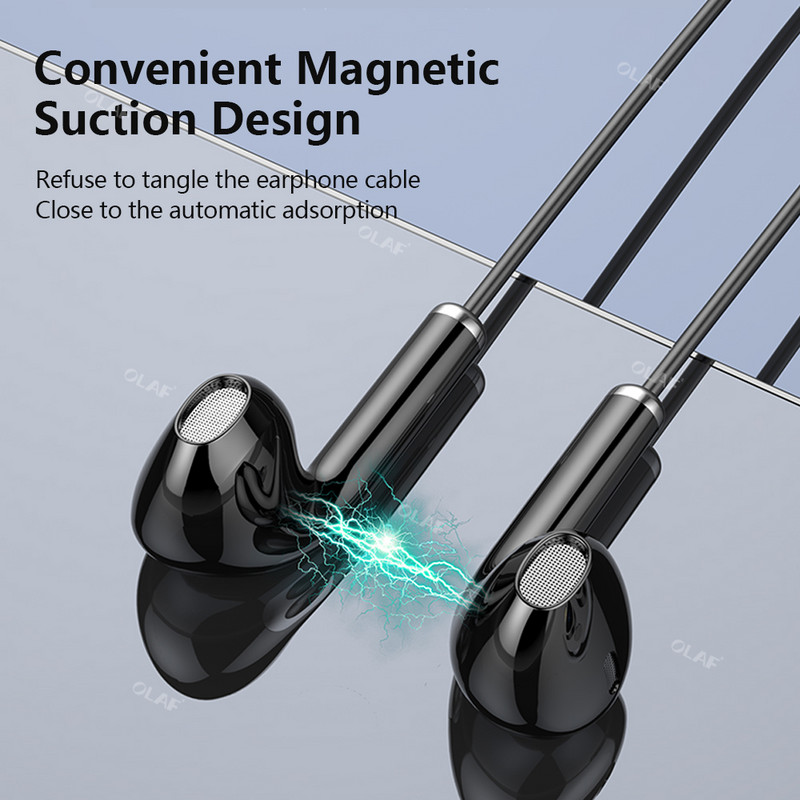 Olaf TWS Магнитни безжични слушалки с лента за врат Bluetooth 5.2 Слушалки Слушалки Спорт Бягане Водоустойчива слушалка Безжична слушалка с микрофон