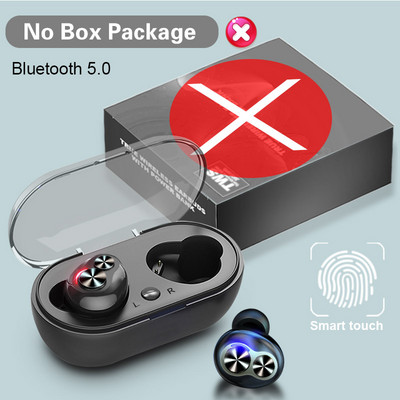 Căști Bluetooth TWS S50 Căști fără fir Căști sport Căști cu bas stereo 9D Cutie de încărcare impermeabilă cu microfon