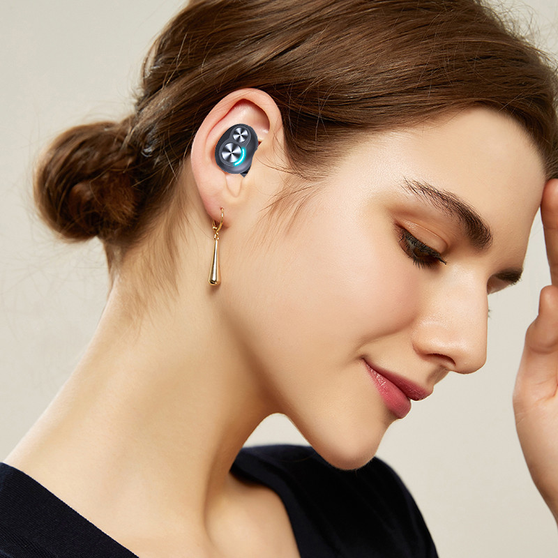 Căști Bluetooth TWS S50 Căști fără fir Căști sport Căști cu bas stereo 9D Cutie de încărcare impermeabilă cu microfon