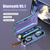 TWS Bluetooth 5.1 fülhallgató új töltődoboz vezeték nélküli fejhallgató 9D sztereó sport vízálló fülhallgató fejhallgató mikrofonnal