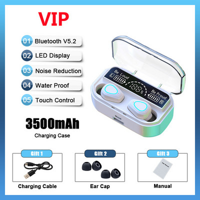 2022 Νέα TWS ασύρματα ακουστικά 3500mAh Charging Box Stereo 5.2 Bluetooth Headphones In-ear Earbuds Ακουστικά handsfree για Xiaomi