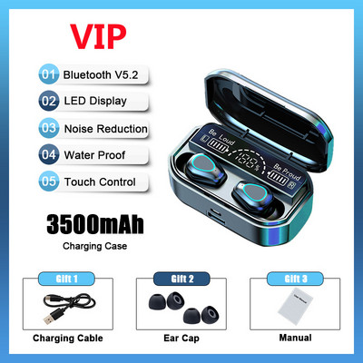 2022 Νέα TWS ασύρματα ακουστικά 3500mAh Charging Box Stereo 5.2 Bluetooth Headphones In-ear Earbuds Ακουστικά handsfree για Xiaomi