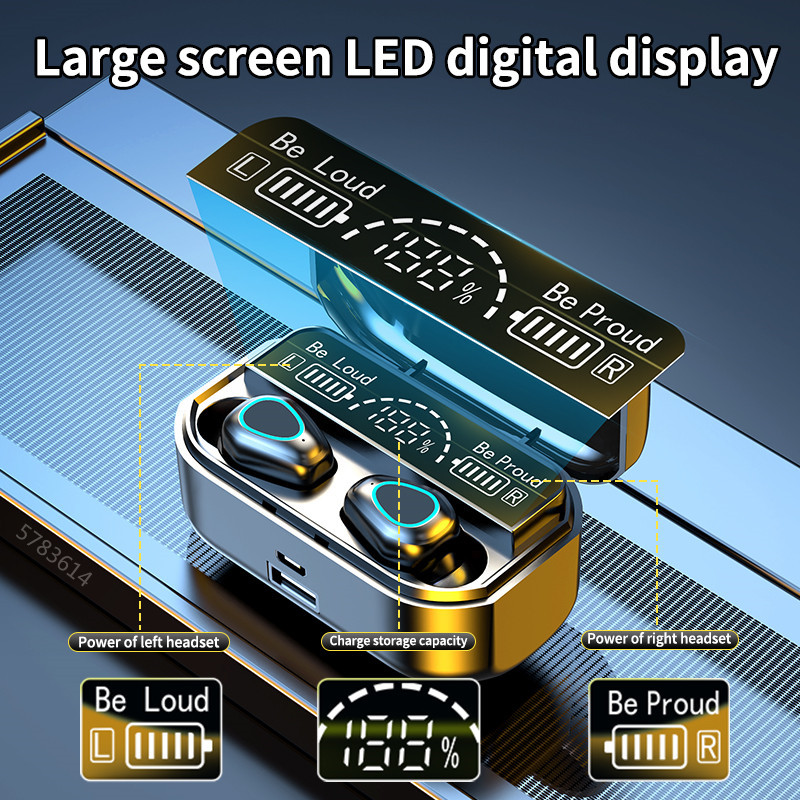 2022 Νέα TWS ασύρματα ακουστικά 3500mAh Charging Box Stereo 5.2 Bluetooth Headphones In-ear Earbuds Ακουστικά handsfree για Xiaomi