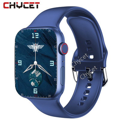 2,0 collu viedais pulkstenis vīriešiem, sievietēm, 7. sērija 8. sērija sirdsdarbības monitors sievietēm, valkājams Os viedpulkstenis NFC bezvadu uzlādes zvanīšanas pulksteņi + kaste