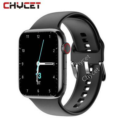 2,0 collu viedais pulkstenis vīriešiem, sievietēm, 7. sērija 8. sērija sirdsdarbības monitors sievietēm, valkājams Os viedpulkstenis NFC bezvadu uzlādes zvanīšanas pulksteņi + kaste