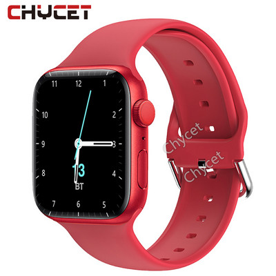 2,0 collu viedais pulkstenis vīriešiem, sievietēm, 7. sērija 8. sērija sirdsdarbības monitors sievietēm, valkājams Os viedpulkstenis NFC bezvadu uzlādes zvanīšanas pulksteņi + kaste