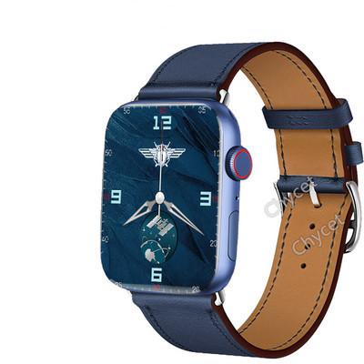 2,0 collu viedais pulkstenis vīriešiem, sievietēm, 7. sērija 8. sērija sirdsdarbības monitors sievietēm, valkājams Os viedpulkstenis NFC bezvadu uzlādes zvanīšanas pulksteņi + kaste