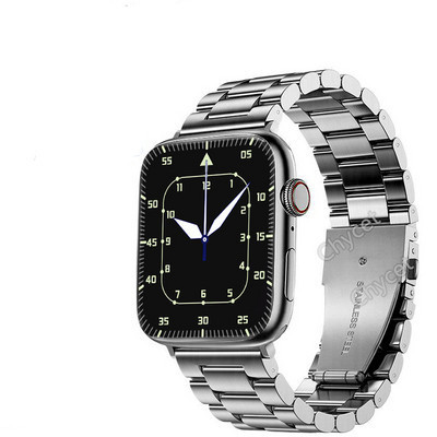 2,0 collu viedais pulkstenis vīriešiem, sievietēm, 7. sērija 8. sērija sirdsdarbības monitors sievietēm, valkājams Os viedpulkstenis NFC bezvadu uzlādes zvanīšanas pulksteņi + kaste