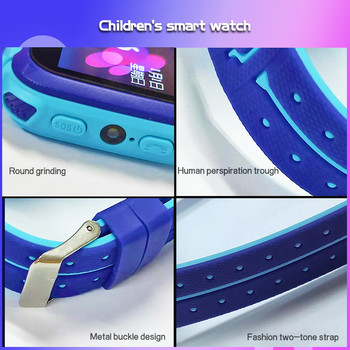Смарт часовник Q12 със SIM карта Bluetooth фитнес тракер Спортен пулсомер Кръв Водоустойчива детска гривна за Android IOS
