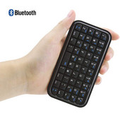 Tastatură Bluetooth 3.0, reîncărcabilă, mini subțire, dimensiune de călătorie, fără fir, tastatură mică, portabilă, cu 49 de taste, pentru tablete, smartphone
