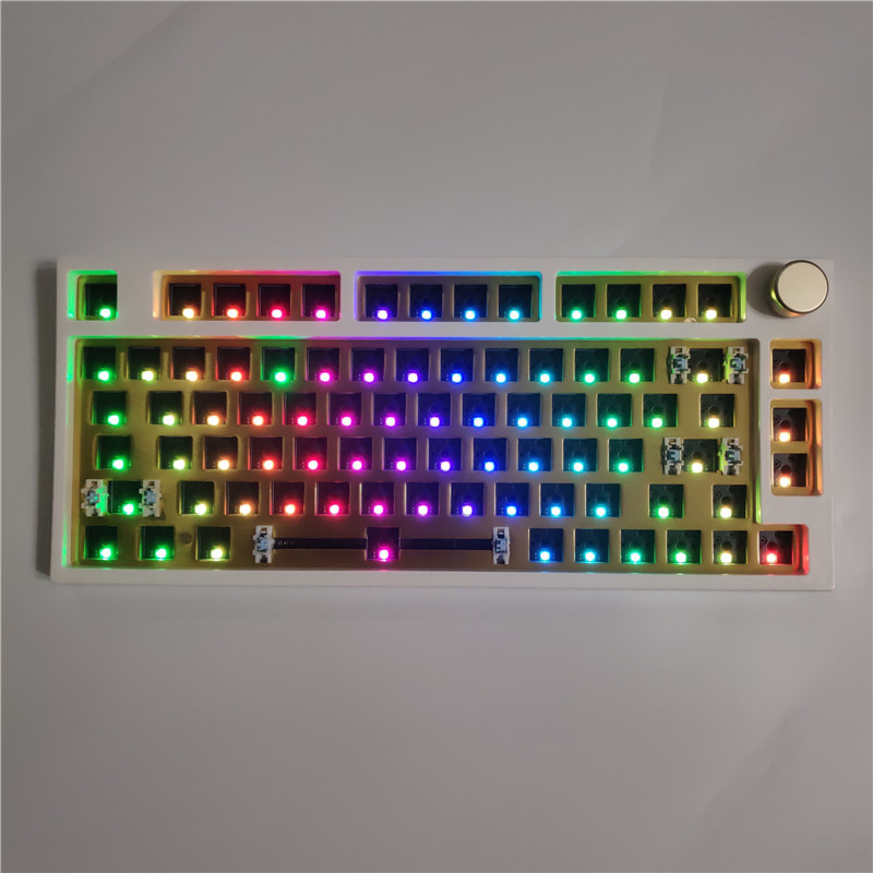 Keydous NJ80 Mehanička tipkovnica AP model Hotswap RGB Bluetooth igraće tipkovnice 2.4g bežične Mac programabilne