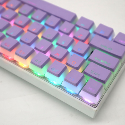 104 tipke PBT Pudding tipkovnice Dvobojna injekcija OEM profil DIY gaming mehanička tipkovnica tipkovnice za Gateron Cherry MX prekidač
