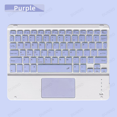 Bezdrôtová klávesnica pre tablet iPad iPhone Bluetooth kompatibilná nabíjateľná 10-palcová klávesnica pre smartfóny Android iOS Windows