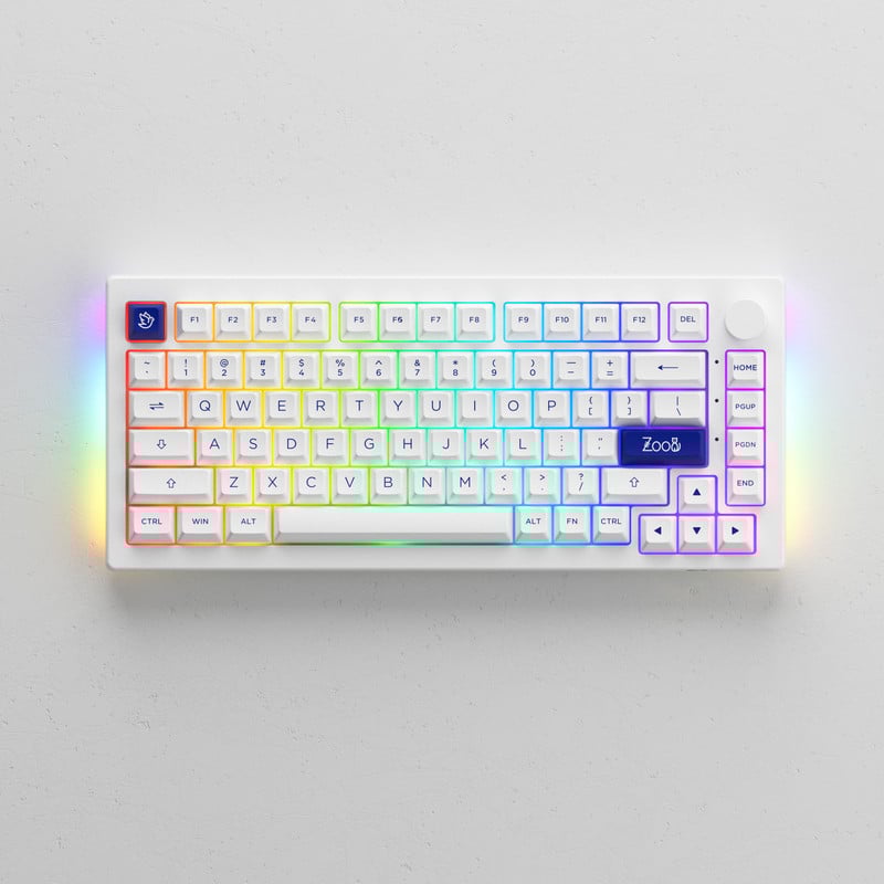 Akko 5075B Plus V2 75% Hot Swappable RGB mehanička gaming tipkovnica s više načina rada 2,4 GHz bežična/USB Type-C/Bluetooth 5.0