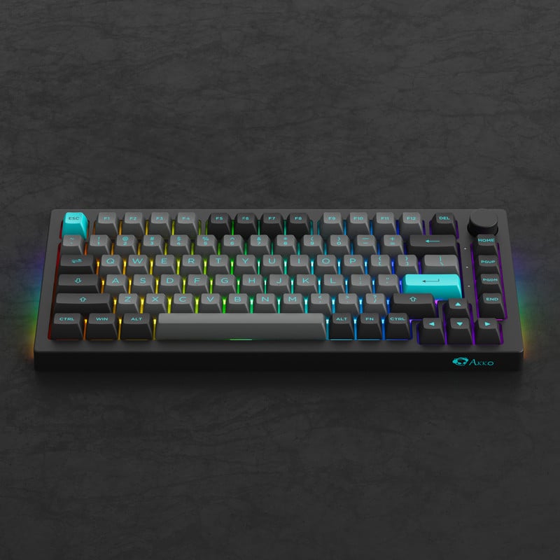 Akko 5075B Plus V2 75% Hot Swappable RGB mehanička gaming tipkovnica s više načina rada 2,4 GHz bežična/USB Type-C/Bluetooth 5.0