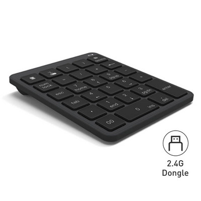 Tastatură numerică Tastatură Bluetooth 2.4G Pad numeric fără fir Baterie portabilă AAA pentru Android Windows Laptop Telefon Tabletă