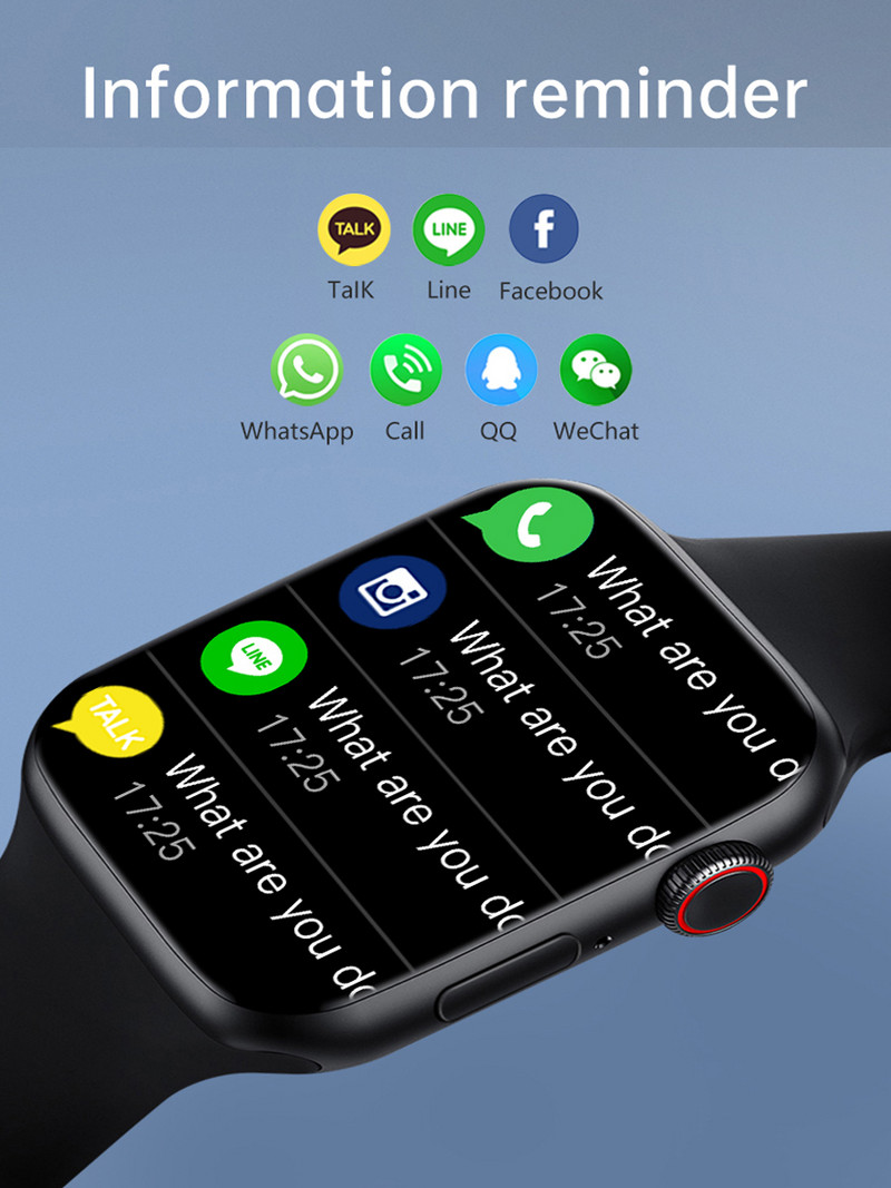 LT07 NFC Smartwatch Bluetooth Call Магнитно зареждане Смарт часовник Мъже Жени IP67 Водоустойчив 2-инчов екран PK iwo 13 W27 W37