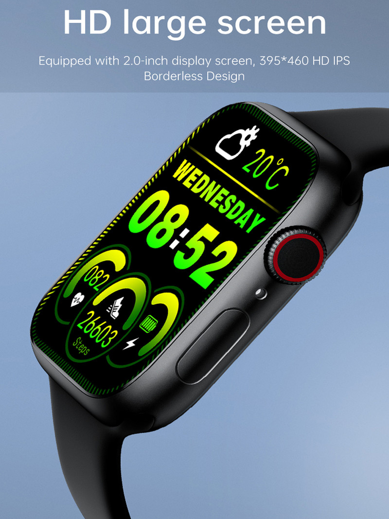 LT07 NFC Smartwatch Bluetooth Call Магнитно зареждане Смарт часовник Мъже Жени IP67 Водоустойчив 2-инчов екран PK iwo 13 W27 W37