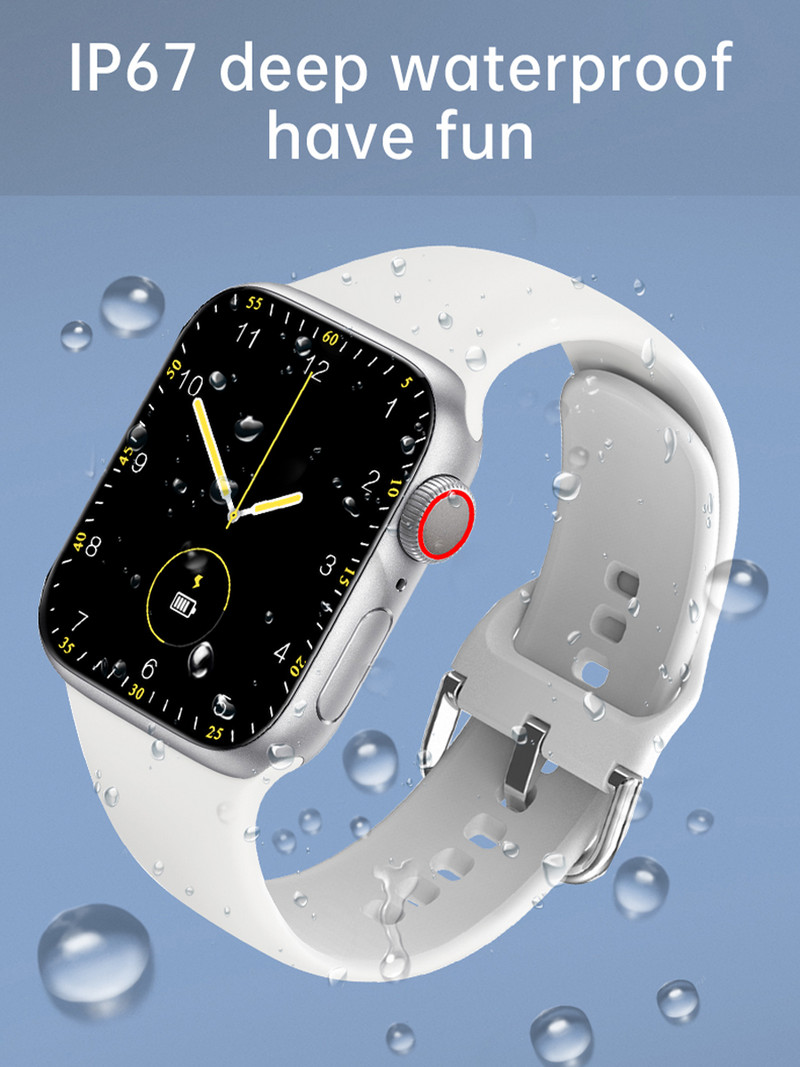 LT07 NFC Smartwatch Bluetooth Call Магнитно зареждане Смарт часовник Мъже Жени IP67 Водоустойчив 2-инчов екран PK iwo 13 W27 W37
