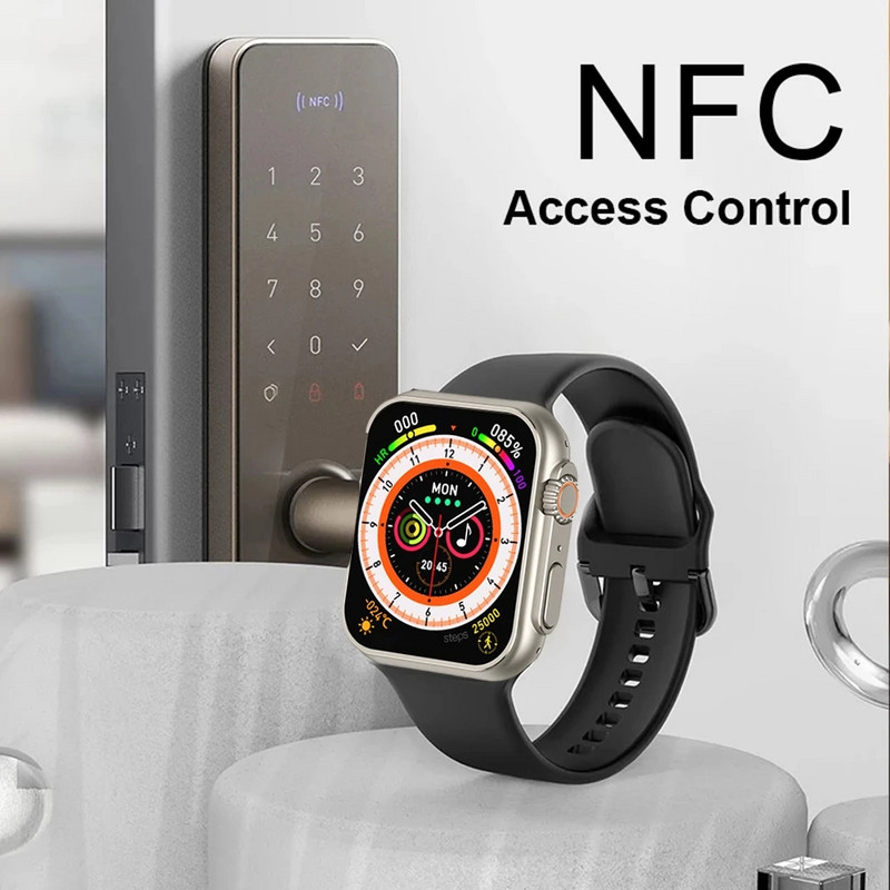 Smart Watch Ultra Series 8 Apple Watch Ultra 2,08 ιντσών ασύρματο ρολόι γυμναστικής IWO Watch Ultra NFC Smartwatch Κλήση Bluetooth