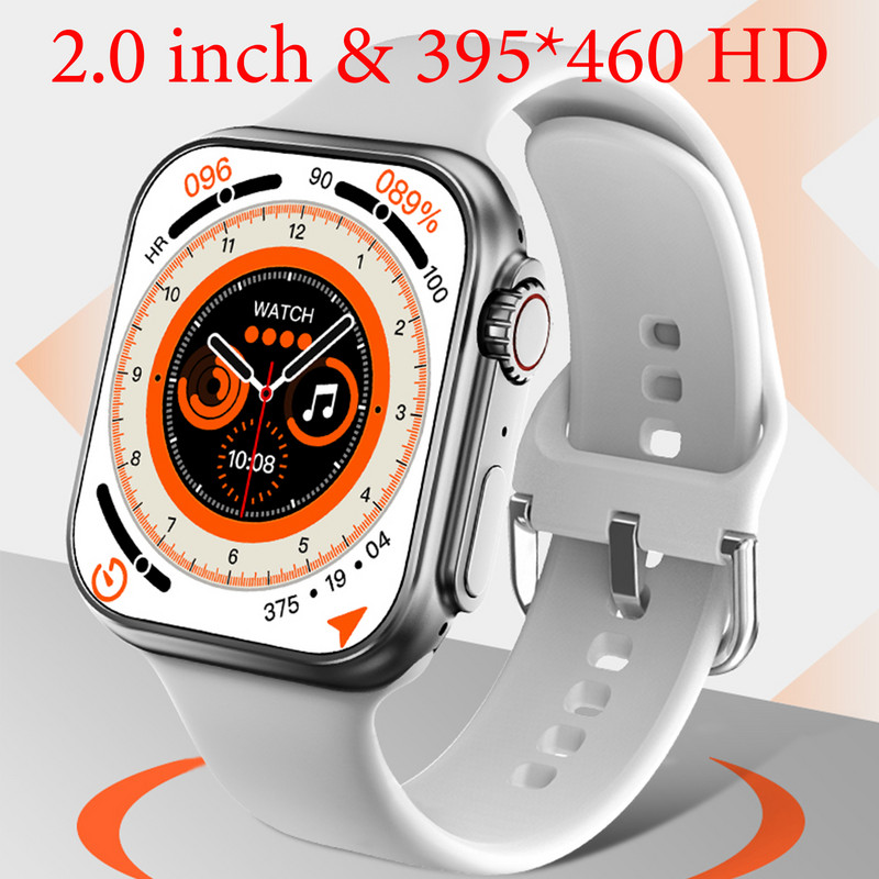 LEMFO Ultra Smart Watch Men 2022 Sports Smartwatch NFC Ασύρματος φορτιστής Bluetooth Call Προσαρμοσμένη ταπετσαρία 2,0 ιντσών για Android IOS