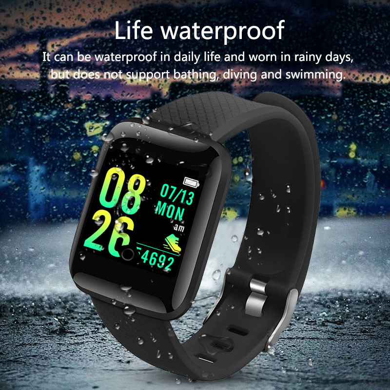 Fitness Sport Smartwatch Ανδρικό Έξυπνο Ρολόι Γυναικείο Μόνιτορ καρδιακής πίεσης για Android iOS Αδιάβροχο έξυπνο ρολόι σιλικόνης