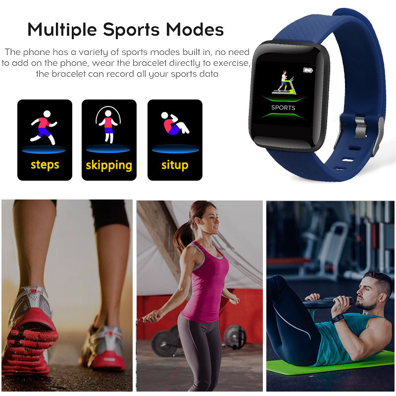 Fitness Sport Smartwatch Ανδρικό Έξυπνο Ρολόι Γυναικείο Μόνιτορ καρδιακής πίεσης για Android iOS Αδιάβροχο έξυπνο ρολόι σιλικόνης