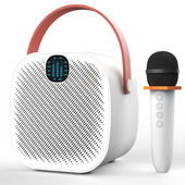 Bestisani kaasaskantav karaokepokõlar koos juhtmevaba mikrofoniga, Bluetooth 5.0 kõlarid, 30 W võimas heli, 8 h mänguaeg