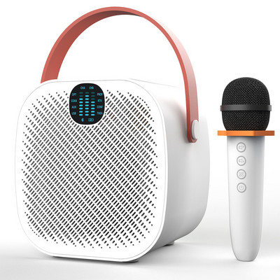 Bestisani kaasaskantav karaokepokõlar koos juhtmevaba mikrofoniga, Bluetooth 5.0 kõlarid, 30 W võimas heli, 8 h mänguaeg