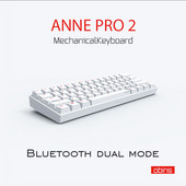 Anne Pro 2 Pro2 NKRO Bluetooth 5.0 Type-C RGB 60% Mini tastatură mecanică pentru jocuri Cherry Gateron Kailh Red Brown Switch Keyboard