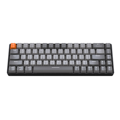 Tastatură mecanică Tastatură Bluetooth fără fir 5.0 de călătorie portabilă în mod dublu pentru computer PC Tastatură ergonomică pentru jocuri