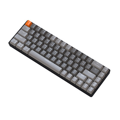 Tastatură mecanică Tastatură Bluetooth fără fir 5.0 de călătorie portabilă în mod dublu pentru computer PC Tastatură ergonomică pentru jocuri