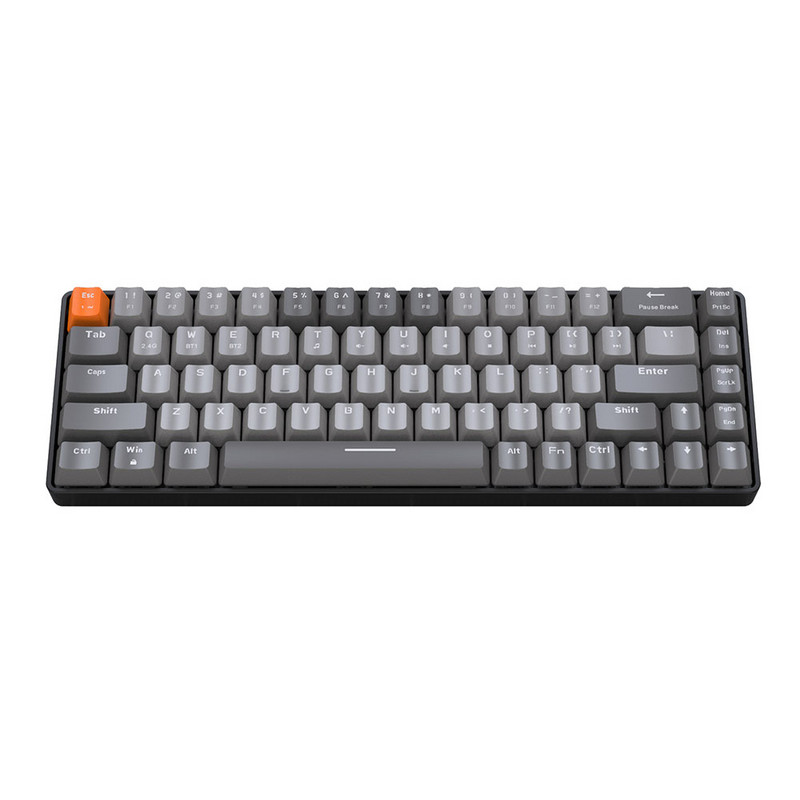 Tastatură mecanică Tastatură Bluetooth fără fir 5.0 de călătorie portabilă în mod dublu pentru computer PC Tastatură ergonomică pentru jocuri