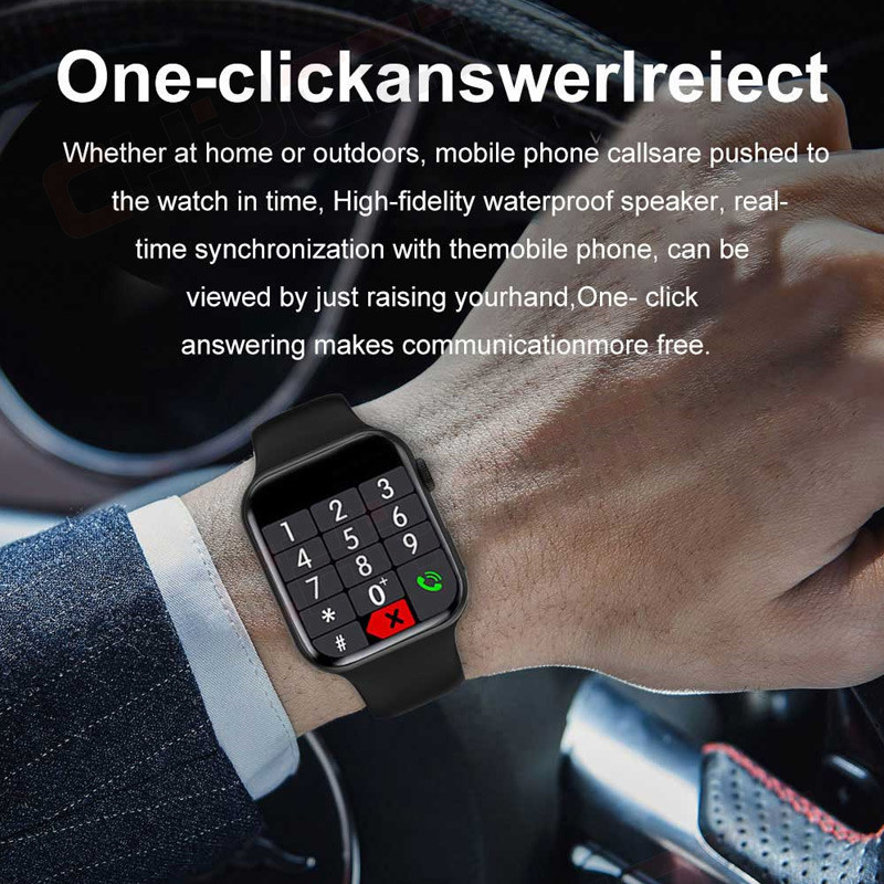 Έξυπνο ρολόι Σειρά 7 2022 Άνδρες καλούν Smartwatch Άνδρας Γυναικείες καρδιακές συχνότητες Fitness Tracker Smartwatch Smart Watches για Android IOS