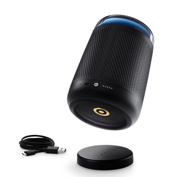 Harman Kardon Allure Φορητό ηχείο με ενεργοποίηση φωνής Ασύρματο ηχείο μπάσων Ηχείο Bluetooth με βάση φόρτισης μικροφώνου
