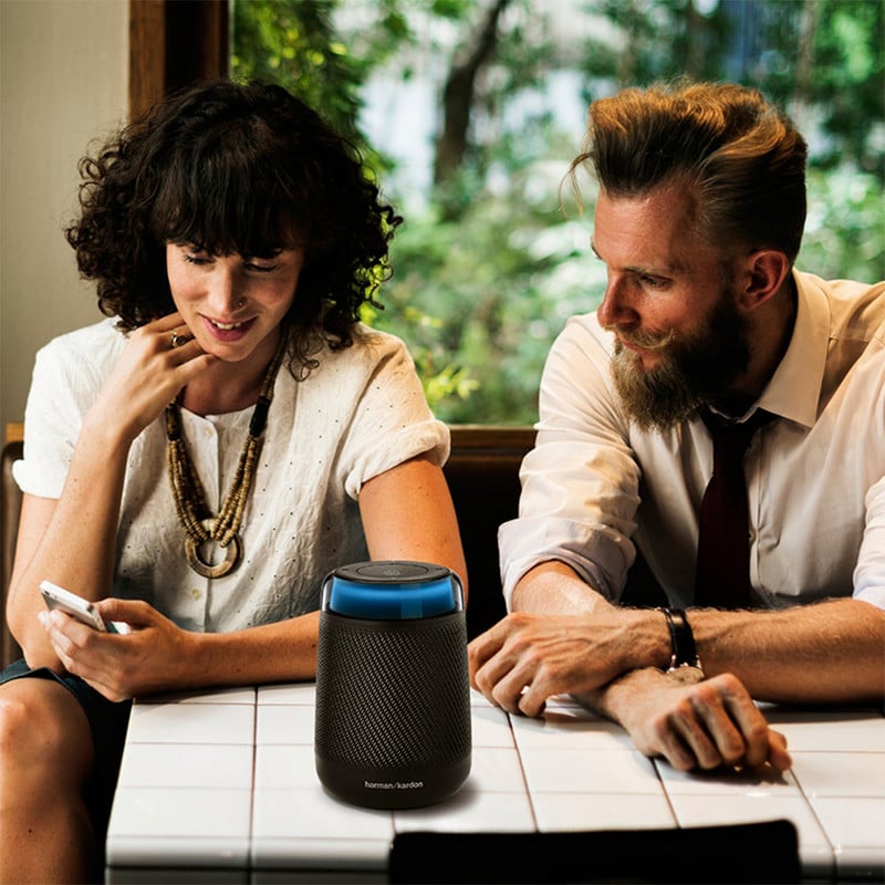 Harman Kardon Allure Prijenosni zvučnik s glasovnom aktivacijom Bežični bas zvučnik Bluetooth zvučnik s mikrofonom Handsfree postolje za punjenje