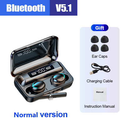 F9 Bluetooth bežične slušalice IPX7 vodootporne kukice za uši Bluetooth slušalice za smanjenje buke Slušalice HiFi Stereo slušalice Novo