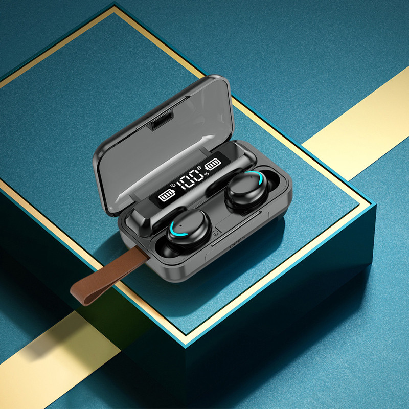 F9 Bluetooth bežične slušalice IPX7 vodootporne kukice za uši Bluetooth slušalice za smanjenje buke Slušalice HiFi Stereo slušalice Novo