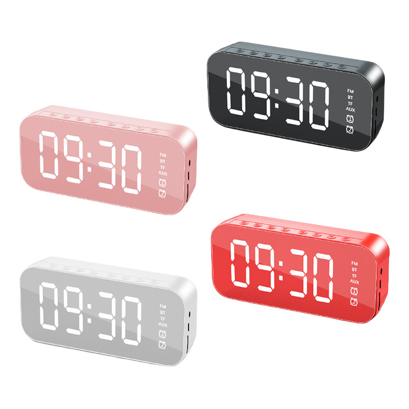 Višenamjenski bežični zvučnik Budilica Bluetooth-kompatibilni zvučnik LED Pametni digitalni sat Fm radio Stolni satovi