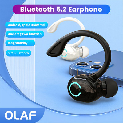 S10 TWS Безжични слушалки Спорт за поставяне в ушите Bluetooth 5.2 Мини слушалки Ултра-дълъг режим на готовност Хендсфри Слушалки с микрофон за смарт телефон