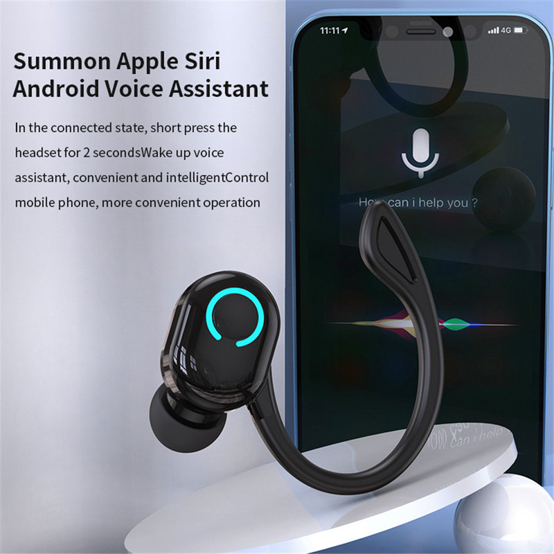 S10 TWS Ασύρματα ακουστικά Sport In-ear Bluetooth 5.2 Mini Earbuds Ακουστικά Handsfree εξαιρετικά μεγάλης διάρκειας σε αναμονή με μικρόφωνο για έξυπνο τηλέφωνο