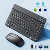 Mini Bluetooth klávesnica Bezdrôtová klávesnica Nabíjateľná pre iPad Telefón Tablet Ruská španielska klávesnica pre Android iOS Windows