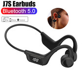 JS7 Bone Conduction Ασύρματο ακουστικό Bluetooth LED Display Earbuds Ear Hook Air Pro Fone Bluetooth Ακουστικά Ασύρματα ακουστικά