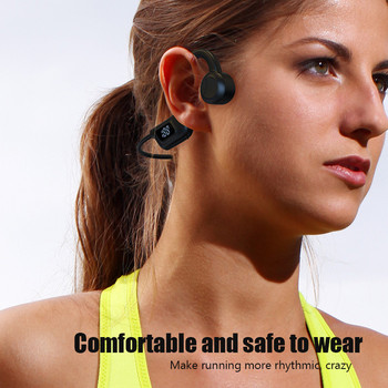 JS7 Bone Conduction Ασύρματο ακουστικό Bluetooth LED Display Earbuds Ear Hook Air Pro Fone Bluetooth Ακουστικά Ασύρματα ακουστικά